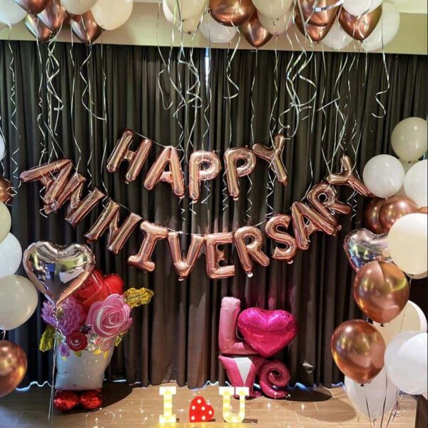 Happy Anniversary Balloon Package
