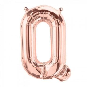 Rose Gold Foil Balloon Q