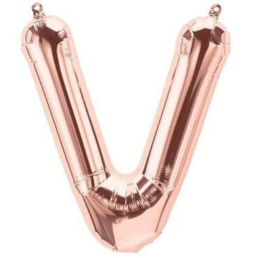 Rose Gold Foil Balloon V
