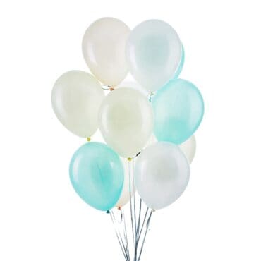 FUnlah balloon cluster bouquet Ice Mint
