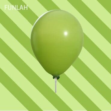 Funlah 12 inch Balloon Lime Green
