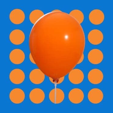 Funlah 12 inch Balloon Orange