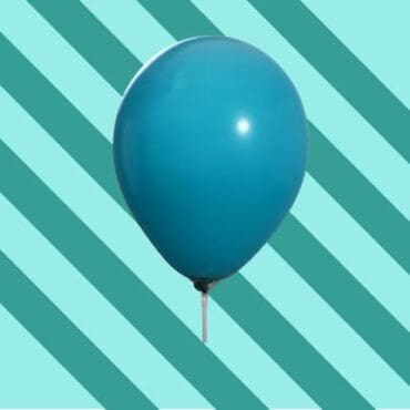 Funlah 12 inch Balloon Teal Blue