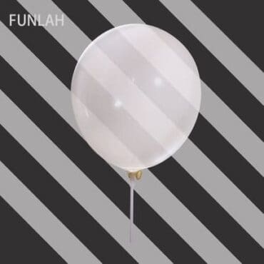 Funlah 12 inch Balloon Transparent