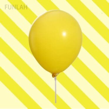 Funlah 12 inch Balloon Yellow