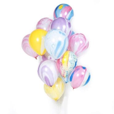 Funlah marble Balloon Bouquet 1