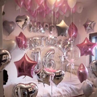 FUnlah balloon package Sweet pink 1