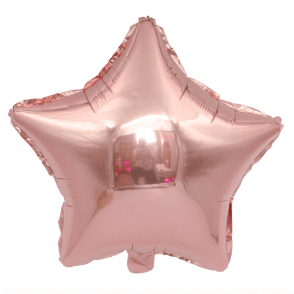 Customise Personalised helium rose gold star birthday party foil mylar balloon 18 inch