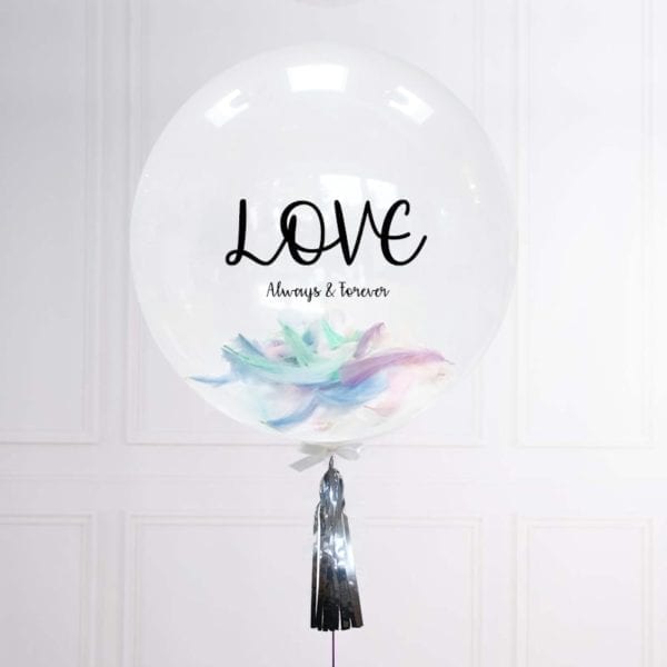 Funlah Customize Balloon with Pastel Feathers