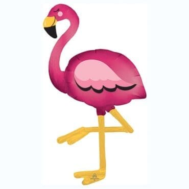 Standing Pink Flamingo Party Jumbo Airwalker Balloon