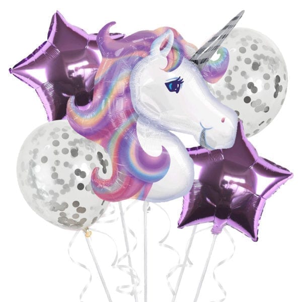 Funlah Magical Unicorn Balloon Bouquet