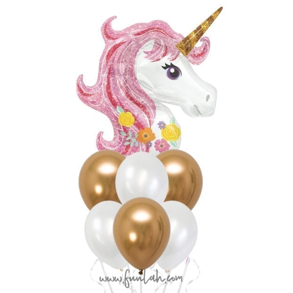 Funlah Princess Unicorn Balloon Bouquet 3