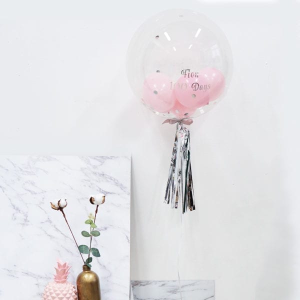 Funlah baby Shower Pastel Pink personalise Balloon 4