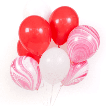 Funlah cotton candy balloon bouquet