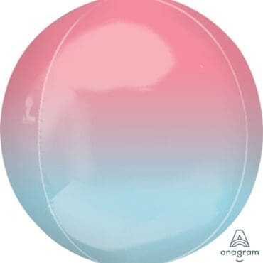 Pastel pink and blue orbz