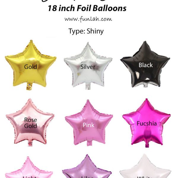 star foil balloon 1