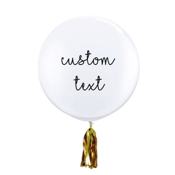 custom text balloon