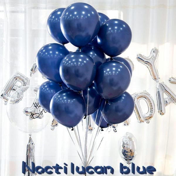 Funlah balloon cluster bouquet noctiluca blue 2