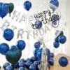 FUnlah balloon cluster bouquet noctiluca blue 4