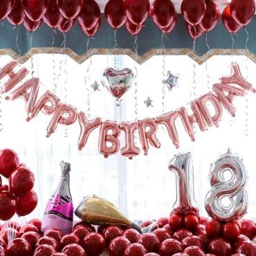 FUnlah balloon cluster sweet red 1