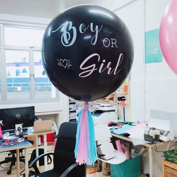 Funlah gender reveal jumbo balloon