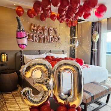 Funlah Reds Celebration Happy Birthday Balloon Package