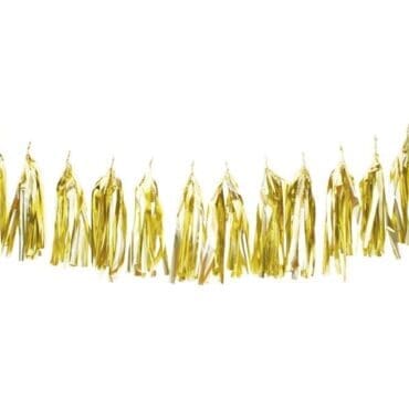 Birthday Party Tassels Metallic Gold