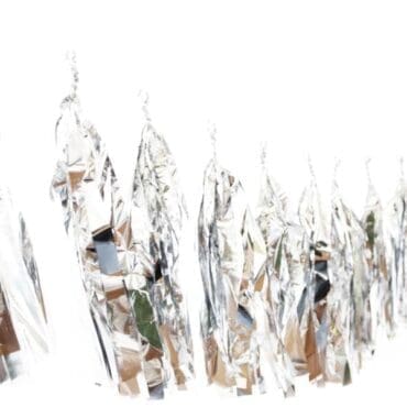 Birthday Party Tassels Metallic Silver