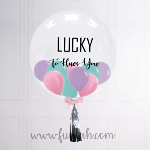 Funlah Customize Balloon in balloon unicorn so lucky to have you
