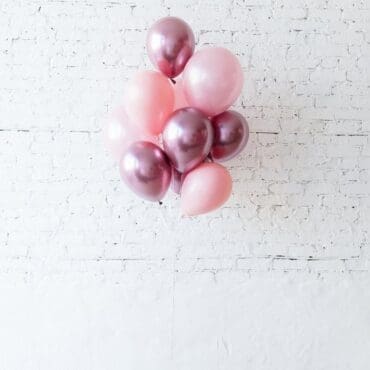 Funlah Mauve blush balloon bouquet
