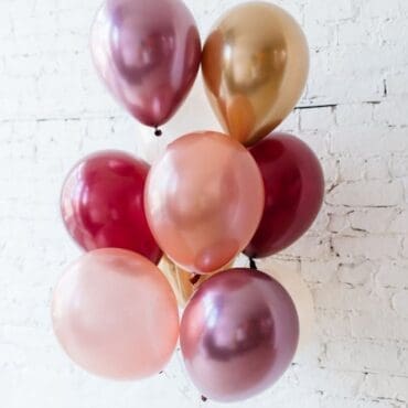 Mix Berry Chrome Balloon Bouquet