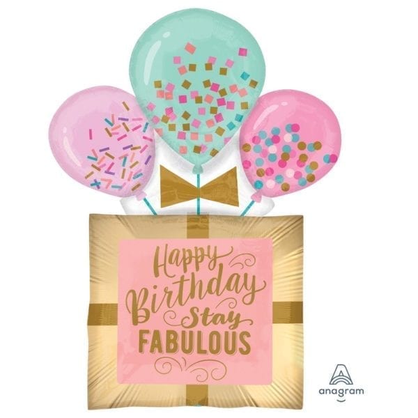 Funlah Stay Fabulous Happy Birthday Balloon