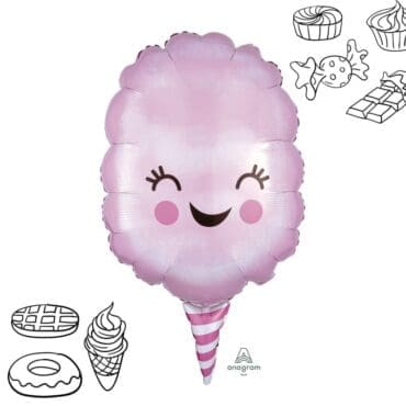 22" Cotton Candy Foil Balloon