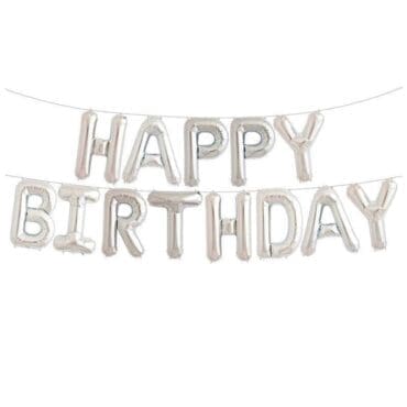 16 inch happy birthday letter foil balloon