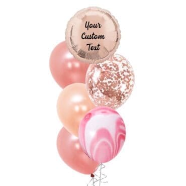 funlah.com-layer bouquet circle rose gold balloon