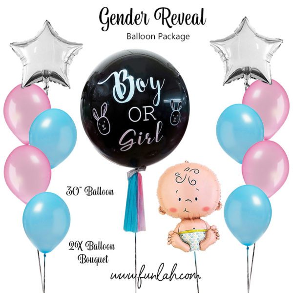 Gender Reveal Balloon Package