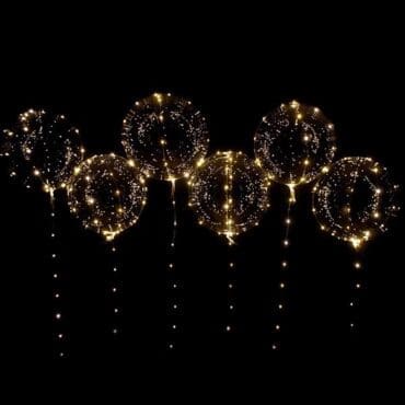 Led balloon warm lights