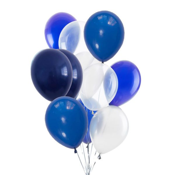 Blue Sonata Helium Balloon Bouquet