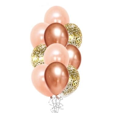 Copper Confetti Balloon balloon
