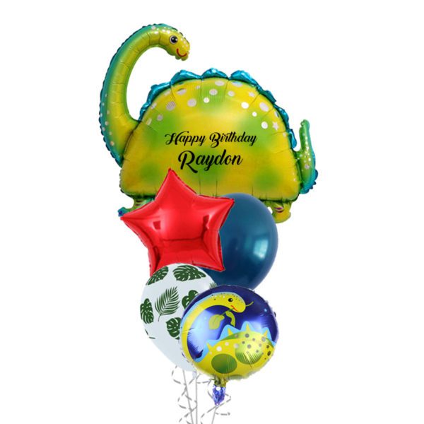 Long Neck Dinosaur Balloon bouquet