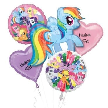 My little pony balloon bouquet