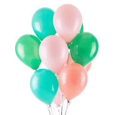 Pastel Cactus helium balloon bouquet