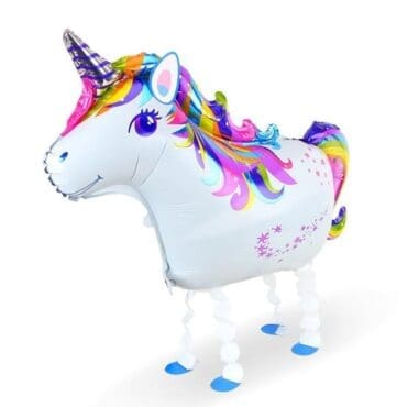 Walking Pets Animal Rainbow unicorn Balloon