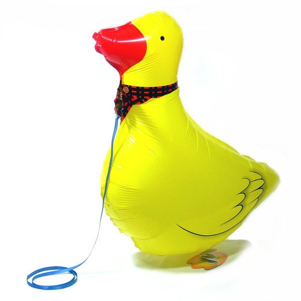 Walking Pets Animal Yellow Duck Balloon