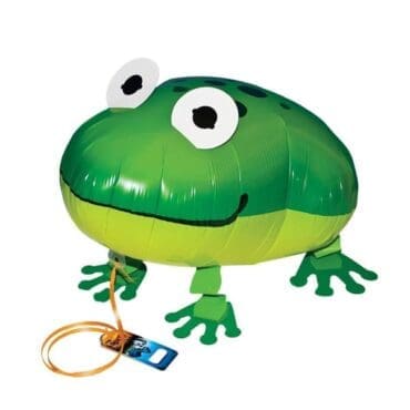 Walking Pets Green Frog Balloon