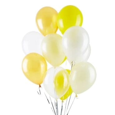 Yellow Mix Helium Balloon Bouquet