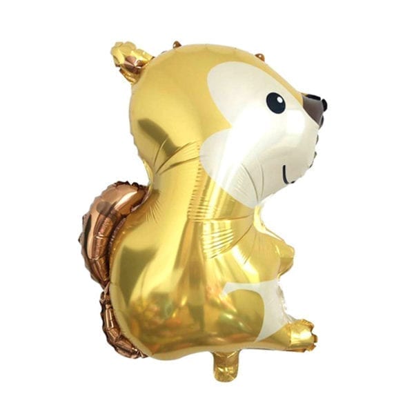 Gold Squirrel Foil Balloon