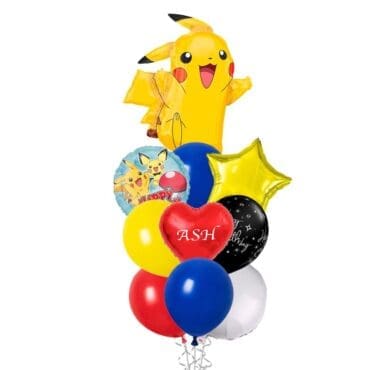 Pokemon Pikachu Happy Birthday Grand Balloon Bouquet