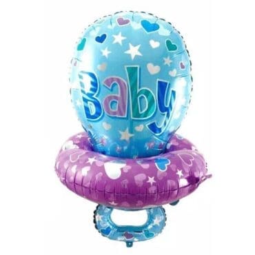 Baby Pacifier Blue Balloon