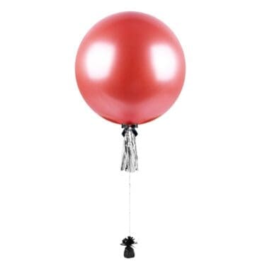 36 inch jumbo helium balloon rose gold with tassel